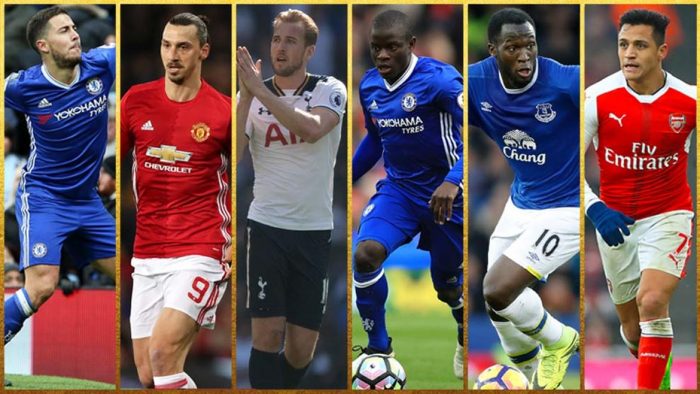 PLAYER OF THE YEAR AWARD: Kante, Hazard, Sanchez, Ibrahimovic, Lukaku, And Harry Kane-Who Do You Think Will Win It?
